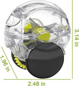 Besafe เครื่องบดกระเทียมแบบใช้มือขนาดเล็กทำจากพลาสติกขนาดเล็กอุปกรณ์ใช้ในครัวสุดสร้างสรรค์ - Product Image 3