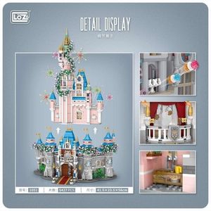 LOZ 3D Diy block jouets éducatifs apparence délicate belle fantaisie château magique jouets d'assemblage pour enfants - Product Image 5