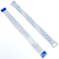 Kabel Fleksibel Datar Aluminium PVC Tipe B BTB Rakitan Kabel FFC FPC Kamera Kustom dengan Pitch 0.4 0.5 1.25 2.54mm, 12 30 50 Pin