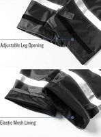 Combinaison de pluie réfléchissante haute visibilité pour hommes, veste de pluie, manteau et pantalon pour tous les sports, ferme et pêche, moto