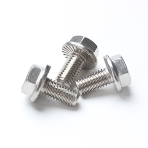 Gb 5787 स्टेनलेस स्टील A2-70 फ्लैंज पूर्ण थ्रेड आंशिक थ्रेड सेरेटेड हेक्स सिर बोल्ट फ्लैंज के साथ - Product Image 2