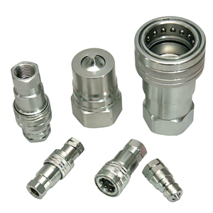 Nouvelle Raccordement Hydraulique ISO 7241-A en Acier Inoxydable à Double Coupure G1/Ball, Raccords Rapides à Libération Rapide, Garantie 1 An - Product Image 1