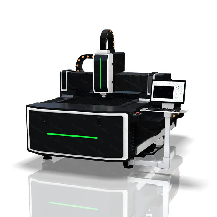 Brandneue LM-9013AF 2kw dauerhafte Qualität Faserlaser-Schneide maschine mit Japan Shimpo Reduzierer