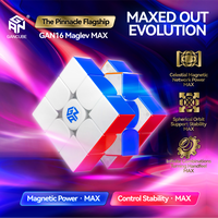 Cube de vitesse magnétique haut de gamme GAN 16 Maglev MAX UV 3x3, cube de puzzle magique GAN16 M, jouets pour enfants