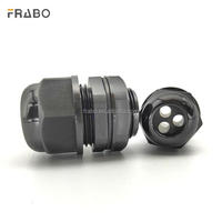 FRABO M20 Certifié CE ROHS Presse-étoupe en nylon PA multi-trous étanche IP68 à filetage M pour câbles électriques de 2,5-6 mm