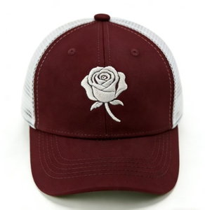 Gorras de Béisbol Personalizadas con Bordado 2D de Rosas, Gorra Trucker de Mezclilla y Malla, Moda para Exteriores, Unisex, Adulto - Product Image 3