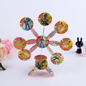<span class=keywords><strong>Tazos</strong></span> de Plástico 3D para Niños, Tarjetas <span class=keywords><strong>Lenticulares</strong></span>, Juguetes de Bricolaje, Pogs para Promoción de Alimentos - Product Image 3