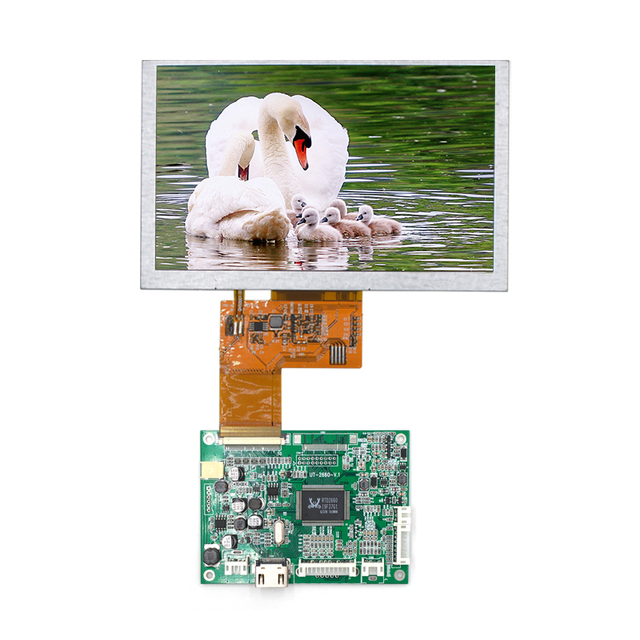 2025 Multi-Language Capability Tft Screen 5 Inch 800*480 Lcd Display Mini 5 Inch Lcd Monitor With Driver Board Input