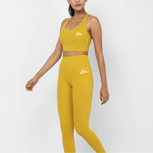 Conjunto de Yoga Personalizado de Nuevo Estilo en Oferta, Precio Económico, Alta Calidad, Marca Privada, Conjunto de Yoga para Mujer con MOQ Bajo - Product Image 4
