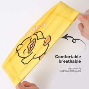 Gorros de baño elásticos personalizados de alta calidad, nuevo diseño, PU, niños, dibujos animados, peces, animales, patrón impreso para el deporte de los niños - Product Image 4