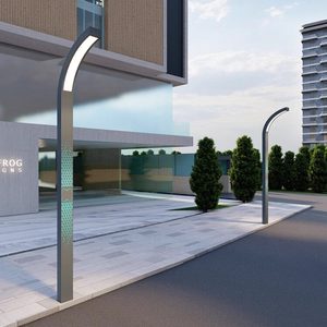 ไฟเสาโซลาร์เซลล์ 3 เมตร IP65 โคมไฟถนน LED โมเดิร์น สำหรับสวนสาธารณะ พลาซ่า และพื้นที่อยู่อาศัย - Product Image 2