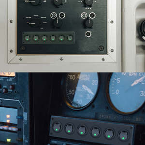 Panel de Interruptores Marinos de Aluminio Negro de 6 Canales, Impermeable, 20A, 3 Pines, Placa de Interruptor de Luz, Interruptor Basculante Iluminado Verde, 12V/24V, Nuevo - Product Image 6