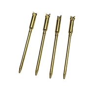 Connecteurs à broches en laiton plaqué or en acier inoxydable de haute précision, conception femelle personnalisée, dispositifs médicaux, usinage CNC, brochage