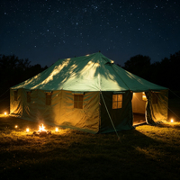 Tente cloche en toile imperméable 5mx10m, tente d'été de luxe de haute qualité pour le camping en plein air, yourte, grande tente monocouche
