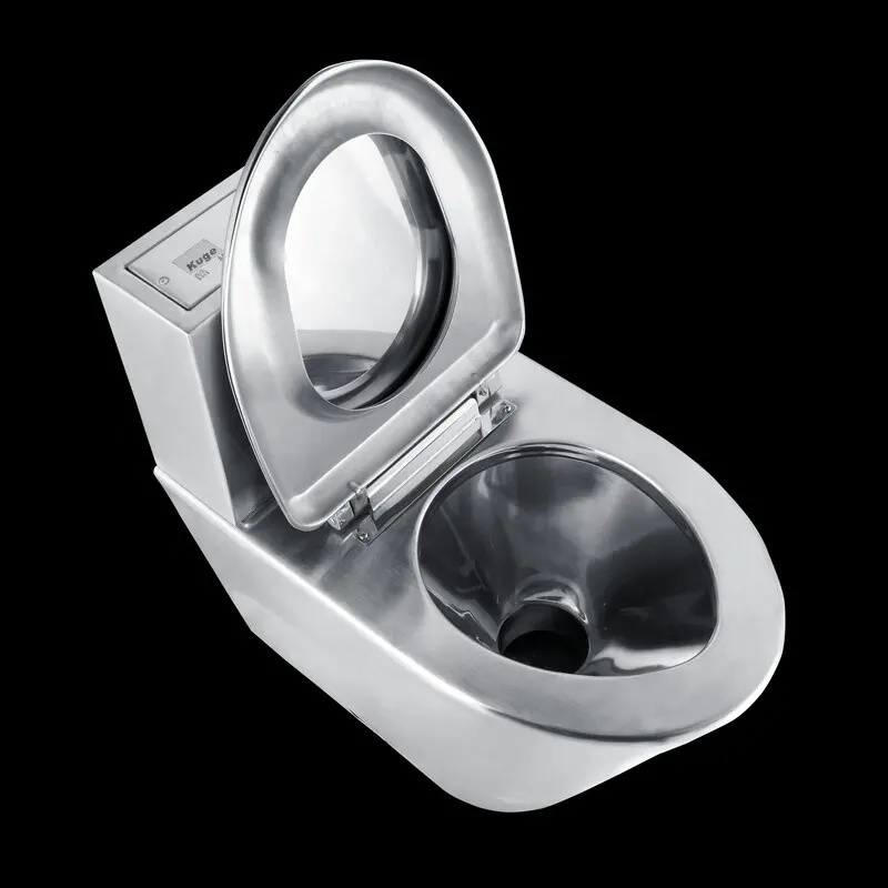 Stainless steel toilet bowl prison wc toilet durable stainless steel floor mounted toilet for prison