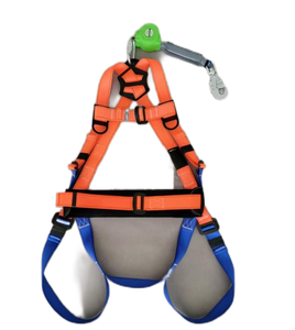 सुरक्षा बेल्ट कार्य ऊंचाई श्रृंखला विद्युत पूर्ण शरीर की सुरक्षा के साथ डबल लेनीनार्ड सुरक्षा बेल्ट विद्युत फॉल गिरफ्तारी - Product Image 5