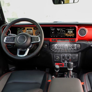 CarPlay + แผงควบคุมดิจิตอล27 ''สำหรับ JEEP wrangle <span class=keywords><strong>JL</strong></span> 2018-2021วิทยุติดรถยนต์ระบบนำทาง GPS เครื่องเล่นวิดีโอมัลติมีเดียหน้าจอสัมผัสคู่แบบ HD - Product Image 4
