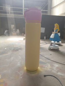 Gran <span class=keywords><strong>copa</strong></span> de fibra de vidrio escultura personalizada <span class=keywords><strong>gigante</strong></span> simulación ventosa modelo resina estatua sala de exposición Decoración - Product Image 3