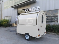 Nouvelle conception de logo personnalisée, camion de nourriture mobile en acier résistant à la rouille pour l'extérieur, remorque de restauration rapide de rue