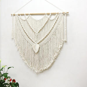 <span class=keywords><strong>Tapiz</strong></span> Decorativo de Pared de Macramé Hecho a Mano, Estilo Boho, 100% Algodón, para Decoración del Hogar, para Sala de Estar, DaiRui - Product Image 4