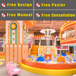 Ensemble de terrain de jeu intérieur commercial personnalisé pour enfants Naughty Indoor Castle Équipement de jeu Police Hospital School Role Play House - Product Image 3