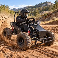 Nouveau 2026 – Kart électrique 1000W 48V20Ah, Buggy 4x4 tout-terrain pour enfants et adultes, frein à disque, transmission par chaîne, vitesse 48km/h
