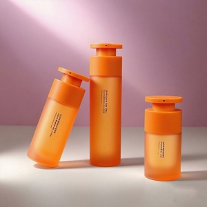 Custom Colored Fancy Plastic Cosmetic Packaging Serum <b>Bottles</b> Luxury Double Wall Airless Lotion <b>Pump</b> <b>Bottle</b> 15ml 30ml 50ml - Product Image 2