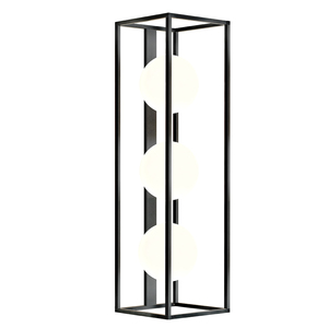 Caja cuadrada de aluminio IP44, decoración Interior, tres bolas de cristal, candelabro de pared LED, lámpara de <span class=keywords><strong>techo</strong></span> 2213 - Product Image 1