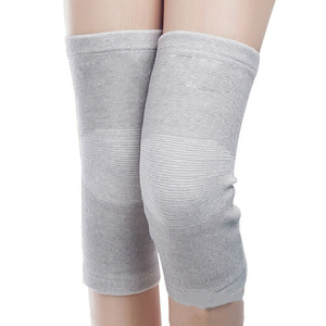 Genouillères en charbon de bambou épaissies, chaudes, élastiques dans quatre directions, auto-chauffantes, respirantes, universelles, protection des jambes toutes saisons - Product Image 1