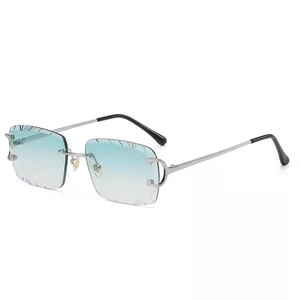 Jessjor 2025 Designer classici <span class=keywords><strong>occhiali</strong></span> <span class=keywords><strong>da</strong></span> <span class=keywords><strong>sole</strong></span> senza montatura taglio diamante di lusso ispirato italia tende <span class=keywords><strong>da</strong></span> <span class=keywords><strong>sole</strong></span> <span class=keywords><strong>400</strong></span> <span class=keywords><strong>UV</strong></span> per uomo donna modello - Product Image 4
