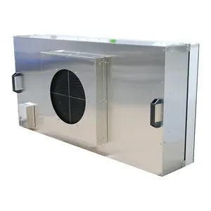 Unidad de filtro de ventilador HEPA para sala limpia H14 grado 3 'X4' con certificación profesional