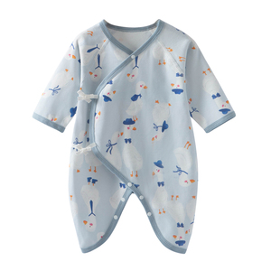 Camisa de Manga Larga de Algodón Transpirable de Alta Calidad con Lazo Delantero para Bebés, Ropa de Verano - Product Image 5