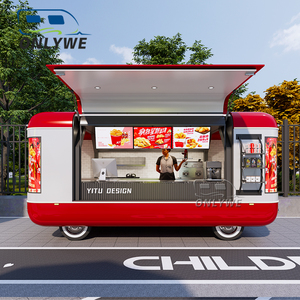 Remolque de Comida Callejera Tipo Nuevo de Onlywe para Venta de Café, Carrito de Catering, Hamburguesas, Papas Fritas, Helados, Barbacoa, Autobús de Comida Móvil - Product Image 3