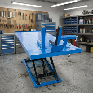 Rampa Hidráulica Eléctrica para Motocicletas Fervi, Soporte Elevador con Capacidad de 600 kg y Altura de Elevación de 260-880 mm - Product Image 3