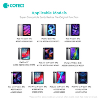 COTECI Tablet kalem Tilt basınç Palm ret manyetik şarj kapasitif kalem Stylus kalem için iPad Mini 6 hava 4th 5th GEN