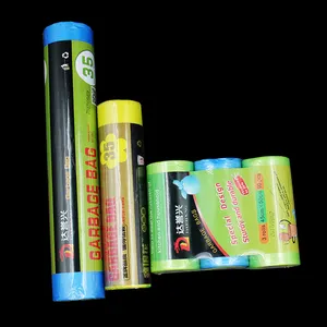 Sinh Thái Thân Thiện Dùng Một Lần Sinh Học Phân Hủy Nhựa Rác Túi Phẳng Túi Rác Tùy Chỉnh Rác Túi Trên Cuộn - Product Image 1