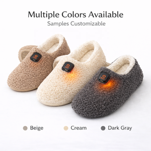 Pantoufles <span class=keywords><strong>chauffantes</strong></span> <span class=keywords><strong>sans</strong></span> <span class=keywords><strong>fil</strong></span>, chaussures <span class=keywords><strong>chauffantes</strong></span> rechargeables avec batterie 2500 mAh pour la maison et le bureau - Product Image 6