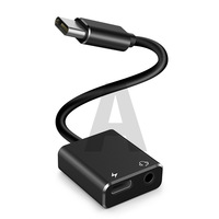 Typ-C zu 3,5mm Audio-Adapter mit PD-Ladefunktion USB-C Kopfhöreranschluss Konverter Plug-and-Play