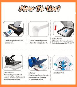 Dtf Sublimation Heat Transfer PET Film High Temperature Heat Transfers for Clothing for T-Shirts - Product Image 5