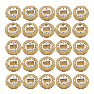 Abrebotellas con imán de bambú ecológico con logotipo personalizado Abrebotellas de cerveza de calidad - Product Image 5