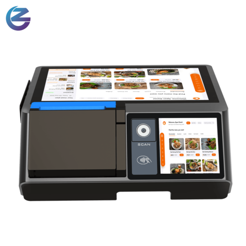 Latest Android 80mm Thermal Printer 10.1Inch FHD Display WIFI5 4+32GB Restaurant Pos System