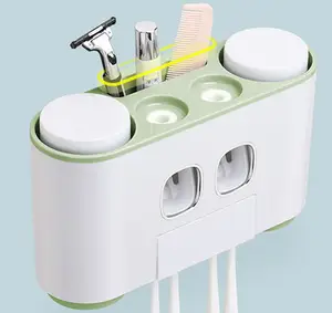 Tempat sikat gigi pemeras pasta gigi otomatis, tempat sikat gigi pemeras pasta gigi otomatis aman tidak beracun