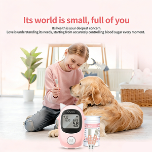 <span class=keywords><strong>Monitor</strong></span> de Glicose no Sangue para Animais de Estimação para Uso Doméstico, Tiras de Teste de Glicose no Sangue para Gatos, Vendas Diretas de Fábrica, <span class=keywords><strong>Monitor</strong></span> de Glicose no Sangue para Cães - Product Image 3