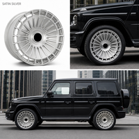 Jantes à rayons forgées Viaol 19 20 21 22 23 24 pouces 5x112 5x120 5x130 chromées compatibles avec Bentley Rolls Royce Range Rover