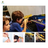 Desert Eagle Shell-Ejecting Soft Bullet Gun Toy Golden Realistic pour les garçons Safe Foam Bullets pour les amateurs de tir adultes