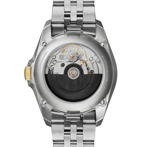 OEM ODM custom stainless steel watch nh35 Automatic Two Tone MOP Mother of Pearl Dial Elegant Men's wristwatch manufacturer - Product Image 4