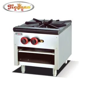 Commercial kitchen equipment counter top gas one big burner stove