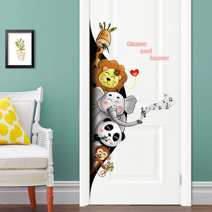 Adesivi murali rimovibili con animali dei cartoni animati <span class=keywords><strong>per</strong></span> la cameretta dei bambini - Product Image 1