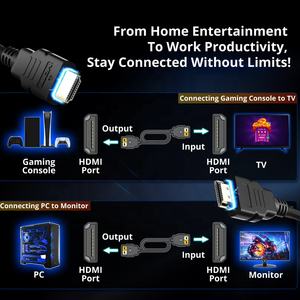 <span class=keywords><strong>Cordon</strong></span> <span class=keywords><strong>Hdmi</strong></span> Oem 4k 3D 2.1 mâle à mâle 1.<span class=keywords><strong>5m</strong></span> 2 m 2 mètres 3m <span class=keywords><strong>5m</strong></span> 10m 20m 30 mètres 4k Chine - Product Image 4