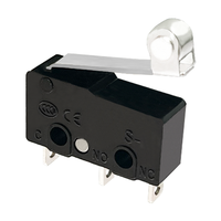 Mini Micro interrupteur NO/NC Micro interrupteurs 3A 5A 10A 250VAC Levier d'arc Action instantanée Type de levier long Type de levier à rouleau Micro-interrupteur